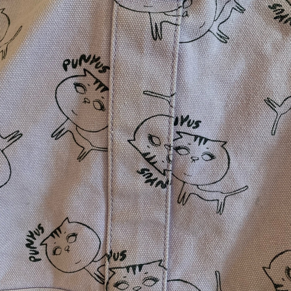 Purple Graphic Tote Bag from Tokyo - Picture 3 of 8